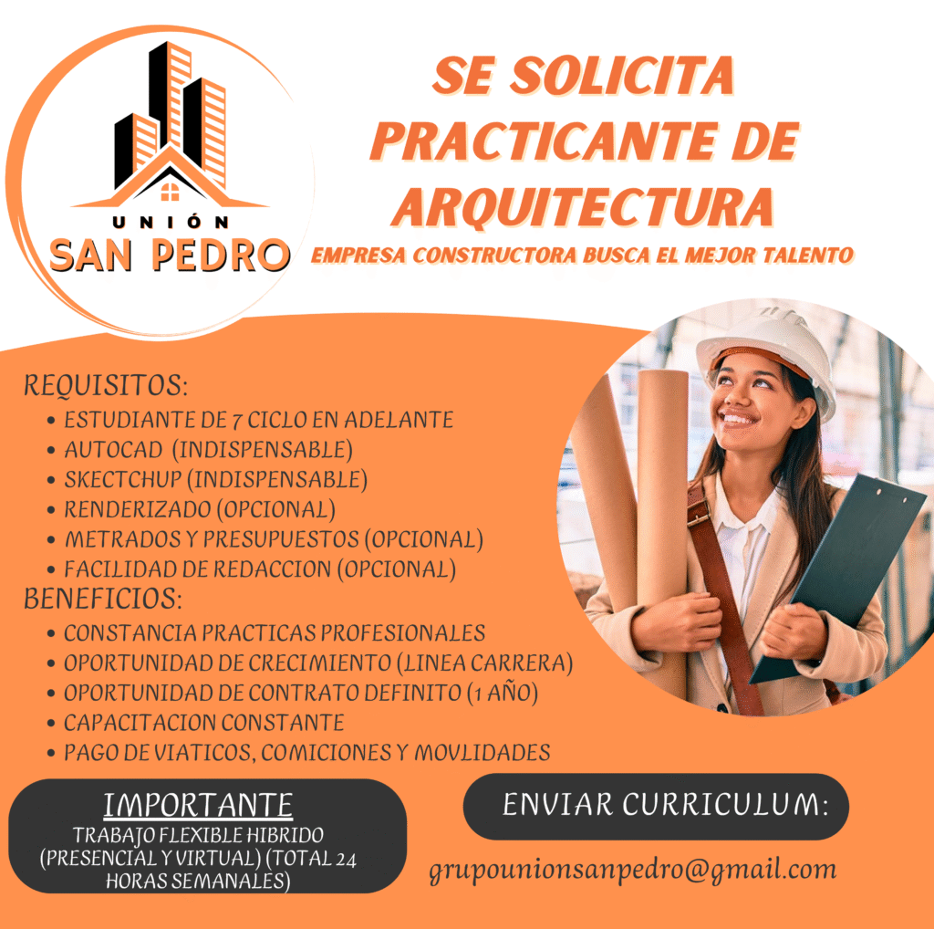 practicante de arquitectura